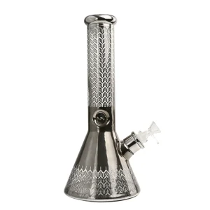 12" 7mm Infinity Loop Glass Bong w/ Gift Box
