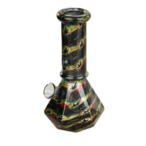 6” Dazed Leaf Prism Hex Bong Series