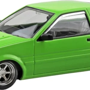 Aoshima Rakupla Snap Kit Toyota Sprinter Trueno Custom Green Model Car