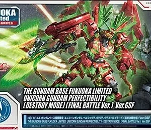 Bandai HG 1/144 Fukuoka Unicorn Gundam Perfectibility Final Battle Edition