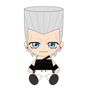 Bandai Jojo's Adventure Jean Pierre Polnareff Chibi Plush Doll Japan