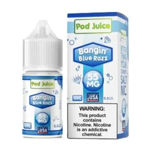 Bangin’ Blue Razz By Pod Juice Salt 30ML