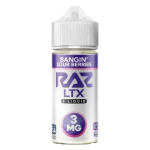 Bangin' Sour Berries - 6mg - Pod Juice X RAZ - 100mL