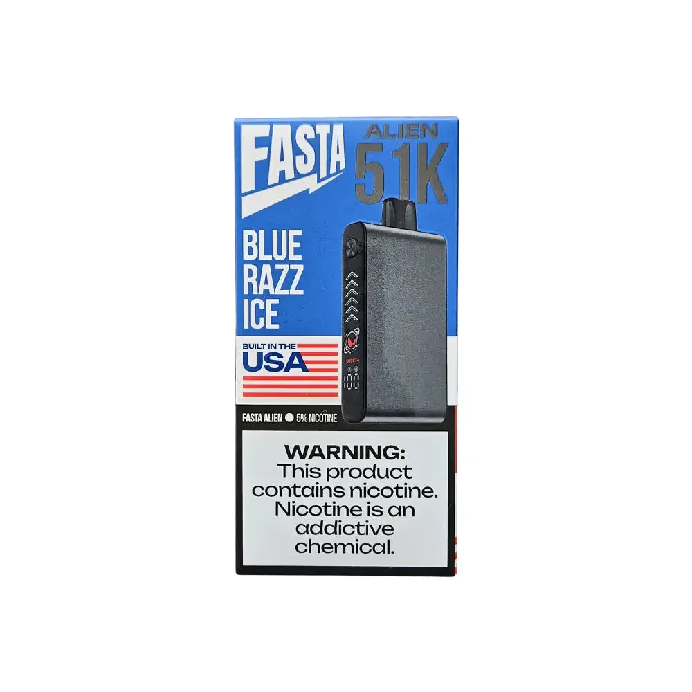 Blue Razz Ice - FASTA Alien 51k Disposable