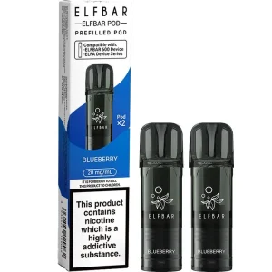 Blueberry Elf Bar 600 pods 2 pack