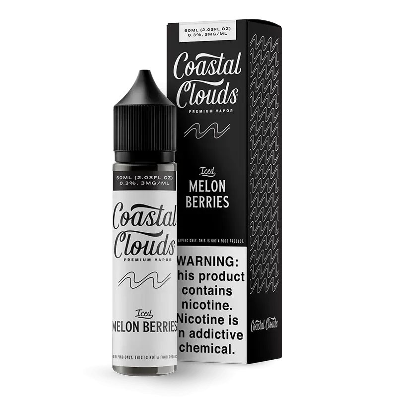 Coastal Clouds – Iced Melon Berries – 60ML E-Liquid