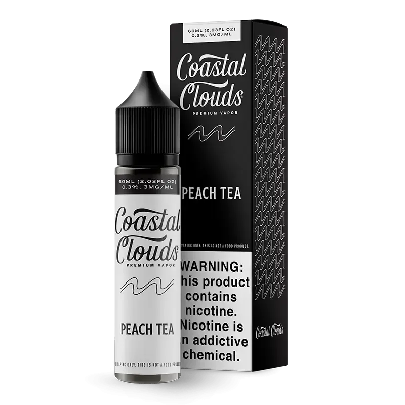 Coastal Clouds – Peach Tea – 60ML E-Liquid