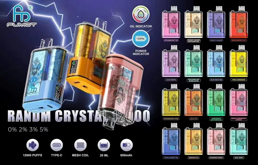 FUMOT RandM Crystal 12000 Disposable Vape Box Wholesale