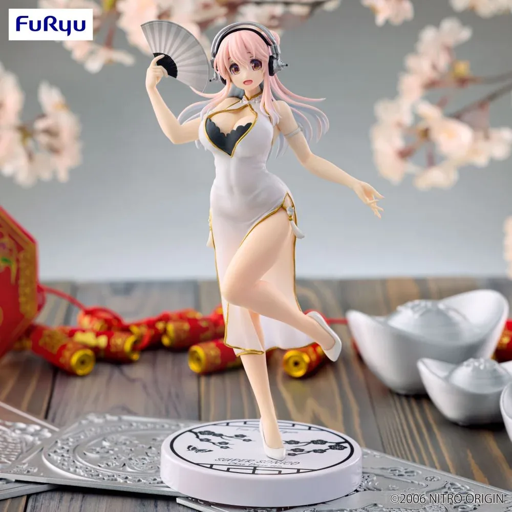 Furyu Trio-Try-iT Figure Super Sonico - White China Dress Ver.