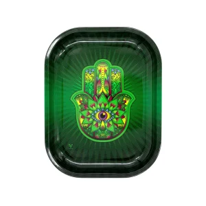 Hamsa Metal Mini Rolling Tray - 7in