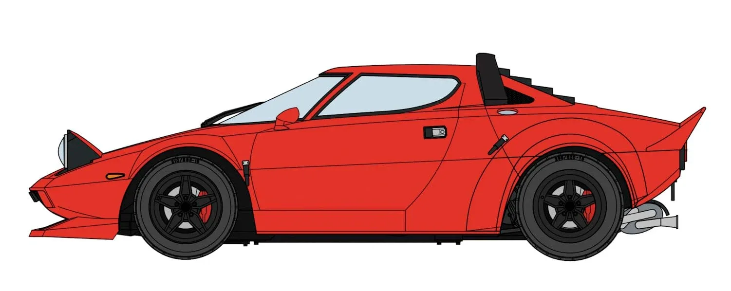 Hasegawa 1/24 Lancia Stratos HF Plastic Model Custom Car 20750
