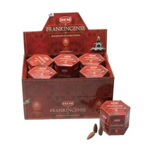 HEM Backflow Cones - Frankincense Backflow Incense 40 Cones
