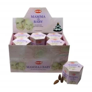 HEM Backflow Cones - Mamma & Baby Backflow Incense 40 Cones