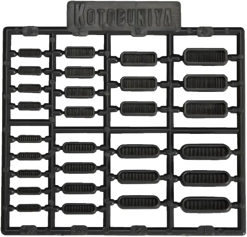 Kotobukiya MSG Plastic P126 Duct Nozzle III Model Kit Components