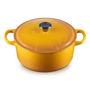 Le Creuset Pokemon Signature Cocotte Ronde 22cm with Iridescent Knob