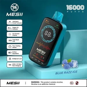 MESII Visual Box 16000 Puffs Disposable Vape Full Screen Display