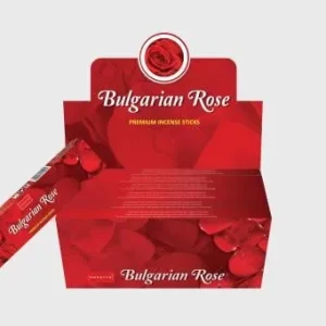 Nandita - Bulgarian Rose Incense Natural & Organic Hand-rolled Masala Incense Sticks 15g