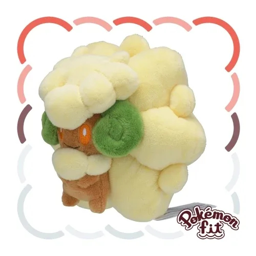 Official Pokemon Whimsicott Plush Figure from the Pokemon Fit Series
