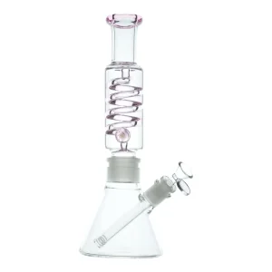 Pink Coil Beaker - 12in