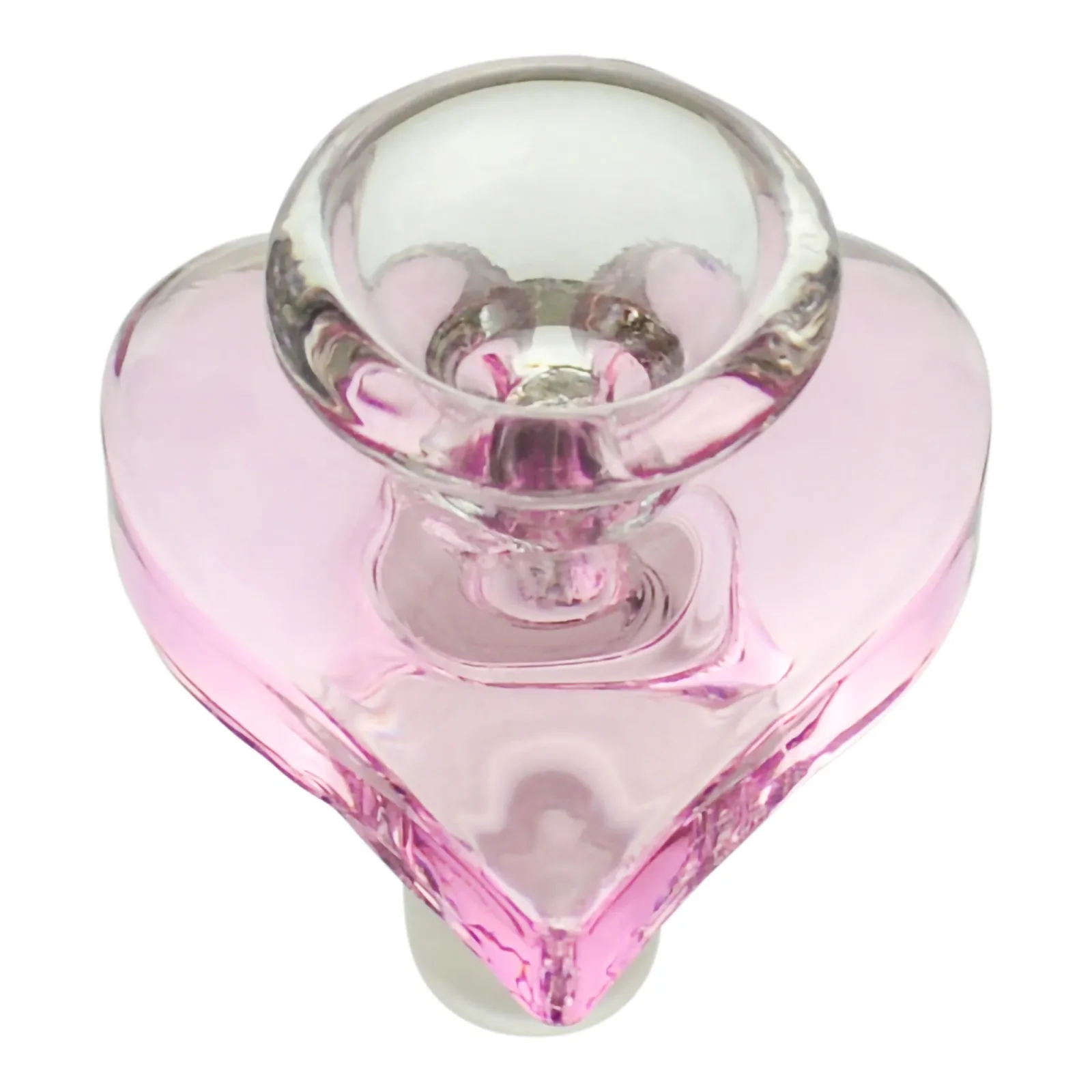 Pink Heart Bowl - 14mm Male