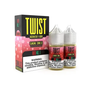 Red No.1 2x 30ml (60ml) Nic Salt Vape Juice - Twist E-Liquids - 35MG