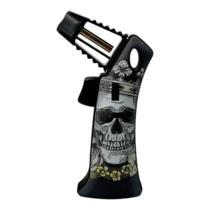 Special Blue Avenger Skull Mini Butane Gas Torch