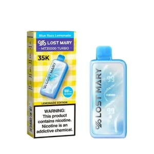 Lost Mary MT35000 Turbo Disposable Vape (5%, 35000 Puffs) - Blue Razz Lemonade
