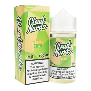 Cloud Nurdz Kiwi Melon Synthetic Nic 100ml Vape Juice - 3MG