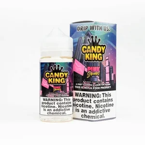 Candy King Pink Squares 100ml Vape Juice - 0mg
