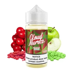 Cloud Nurdz Synthetic Cherry Apple Vape Juice 100ml - 0MG