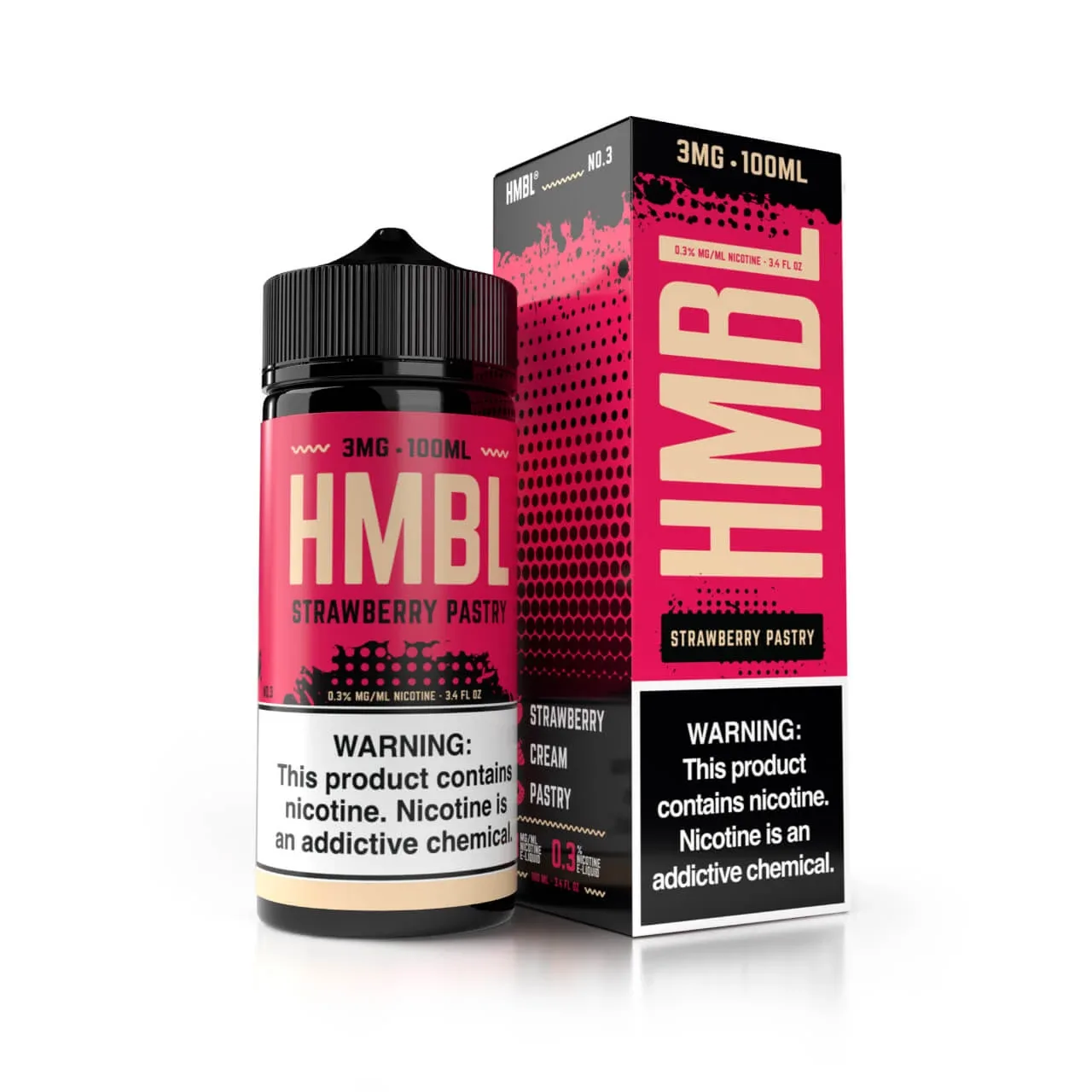Strawberry Pastry 100ml E-Juice | HMBL