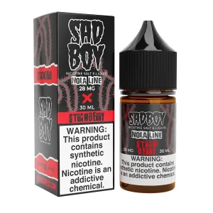 Sadboy Salts Strawberry Nola 30ml Nic Salt Vape Juice - 48mg