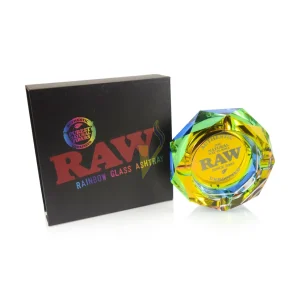 Raw Glass Ash Tray