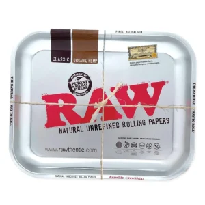 RAW Large Metal Rolling Tray - 13in