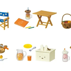 Re-Ment Miffy Picnic Box Approx H120 W145 D155mm Durable ATBC PVC ABS