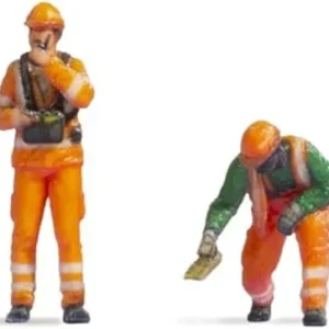 Rokuhan S203 Z Gauge 1/220 Scale Miniature Railroad Worker Figure