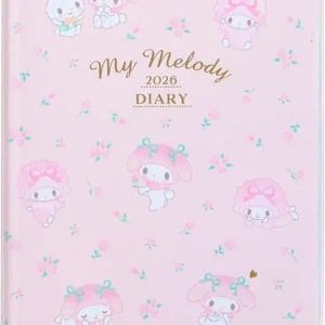 Sanrio B6 Diary Block Type 2026 My Melody Planner Notebook