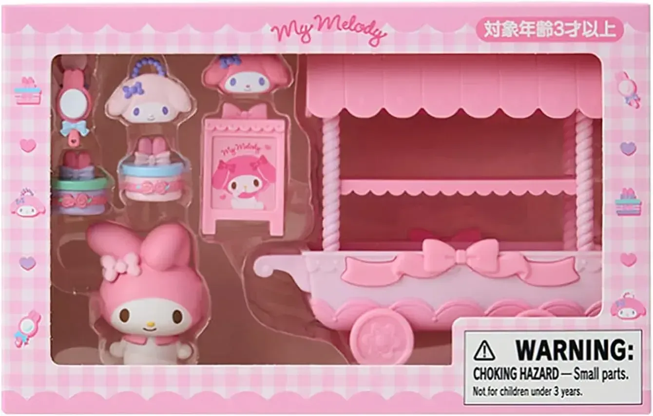 Sanrio My Melody Doll Wagon Pretend Play Gift Set for Kids
