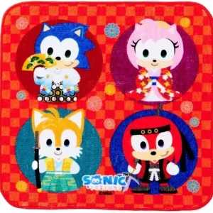 Sega Fave Sonic & Friends Hand Towel Collection - Sengoku Red 25cm