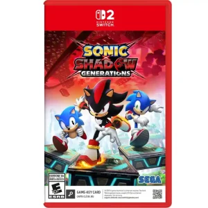 Sega Sonic X Shadow Generations Switch 2 Game Key Card Import North America