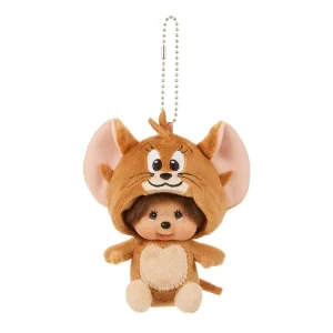 Sekiguchi Jelly Monchhichi Large Face Keychain 243068 - Cute Collectible Charm