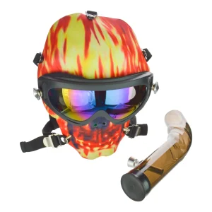 Silicone Mask Bong - 11in