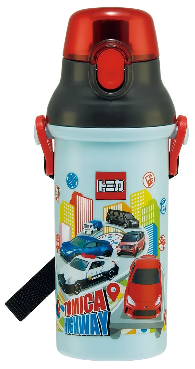 Skater Tomica 25 Boys 480ml Child-Friendly Antibacterial Water Bottle