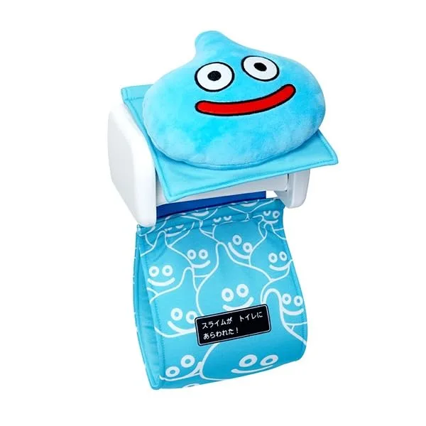 Square Enix Smile Slime Plush Toilet Paper Cover - Fun Bathroom Accessory
