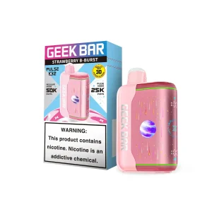 Strawberry B-Burst - Geek Bar Pulse X 2 50k Disposable Vape