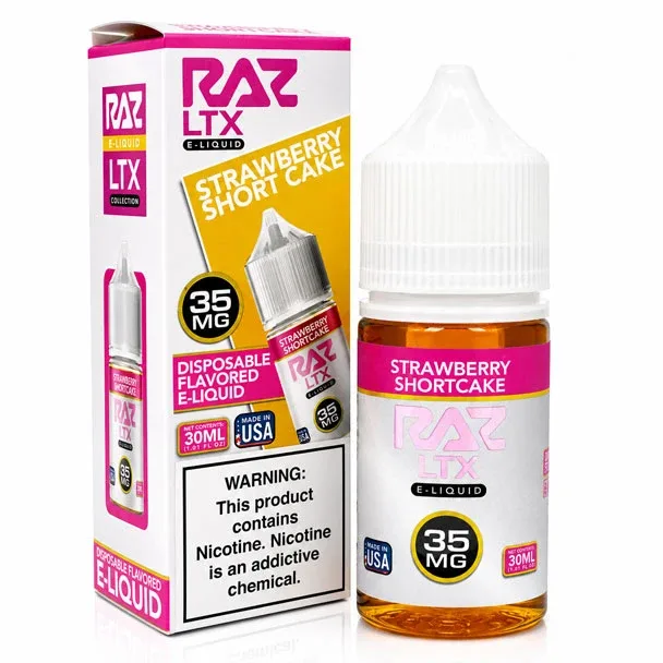 Strawberry Shortcake - 35mg - Pod Juice x Raz LTX - 30mL