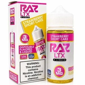 Strawberry Shortcake - 3mg - Pod Juice x Raz - 100mL