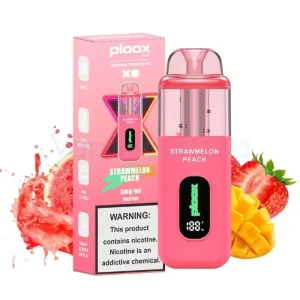 Strawmelon Peach - Ploox XS 25k Disposable E-Hookah