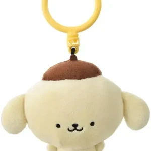 Takara Tomy Puni Comi Pompom Pudding Soft Plush Keyring 6.7in