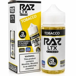 Tobacco - 3mg - Pod Juice x Raz - 100mL